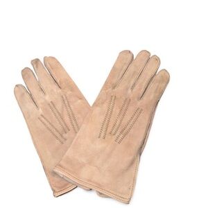 Vintage 1960s 1970s Lambskin Gloves Made in Czechoslovakia Women’s M 7.5 Button